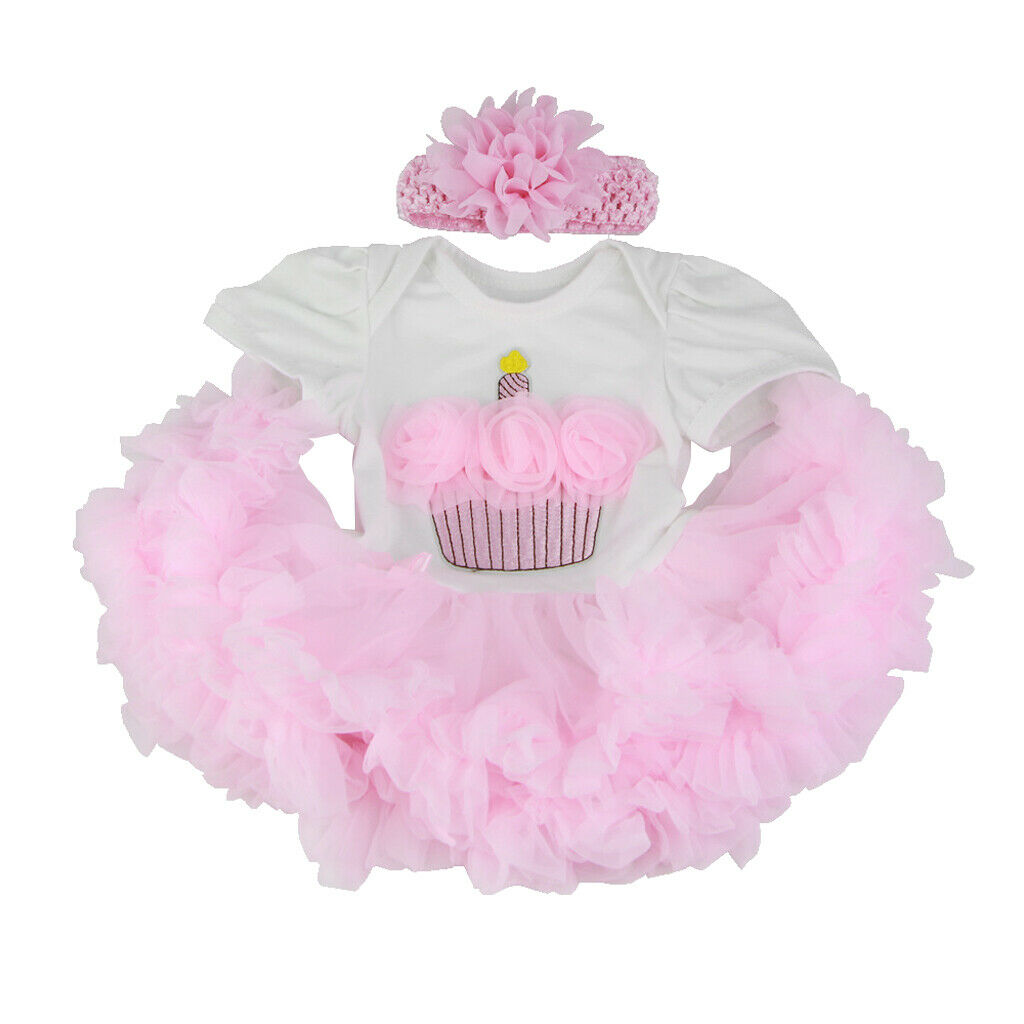 Party Dress With Underpants For 22''-23'' Newborn Baby Doll Dress Costume