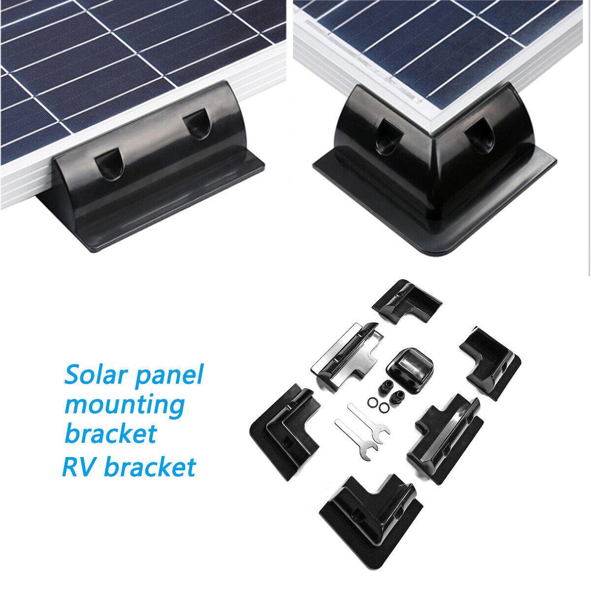 Solar Panel Corner Bracket Roof Solar Panel Mounting Brackets With Cable Entries