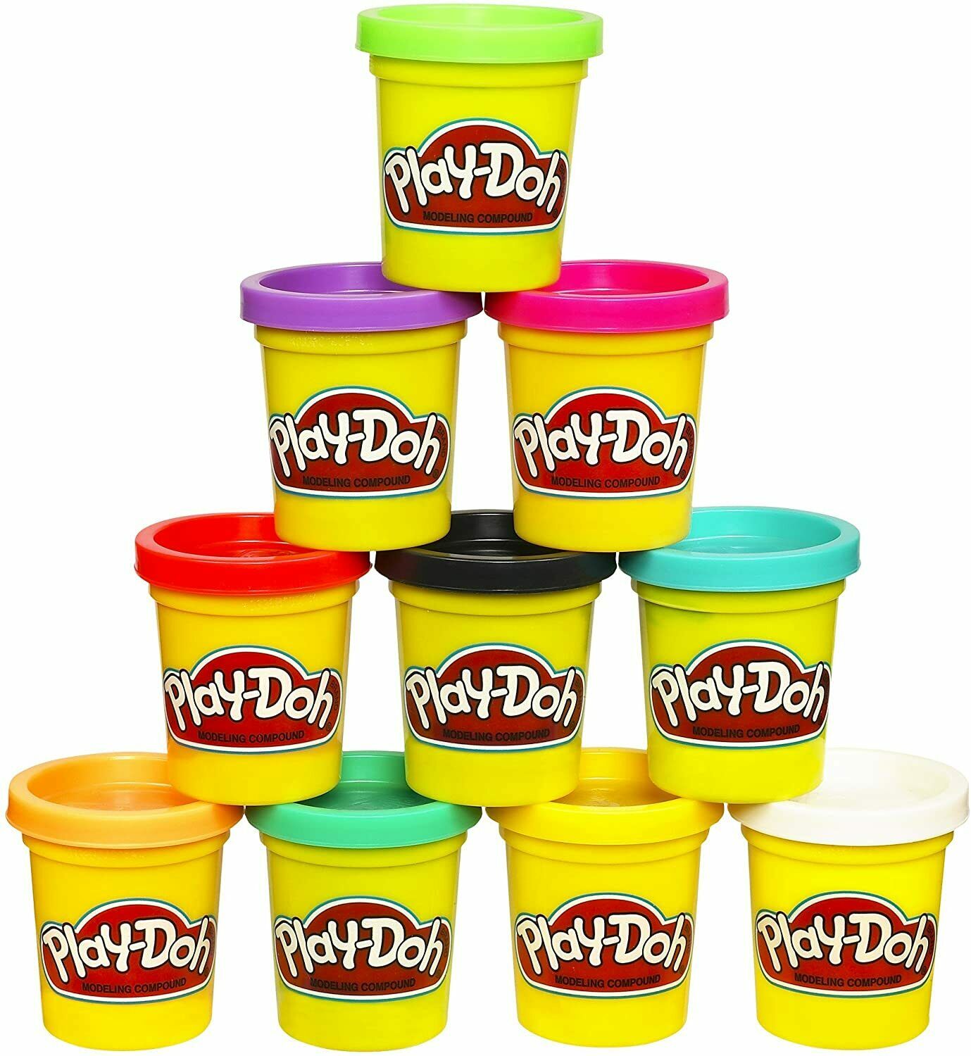 Play-doh Modeling Compound 10 Pack Case Of Colors, Non-toxic, Assorted Colours