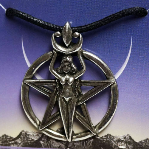 New Beginnings Goddess Pentagram Pendant Wicca Pagan Witchcraft Occult Love