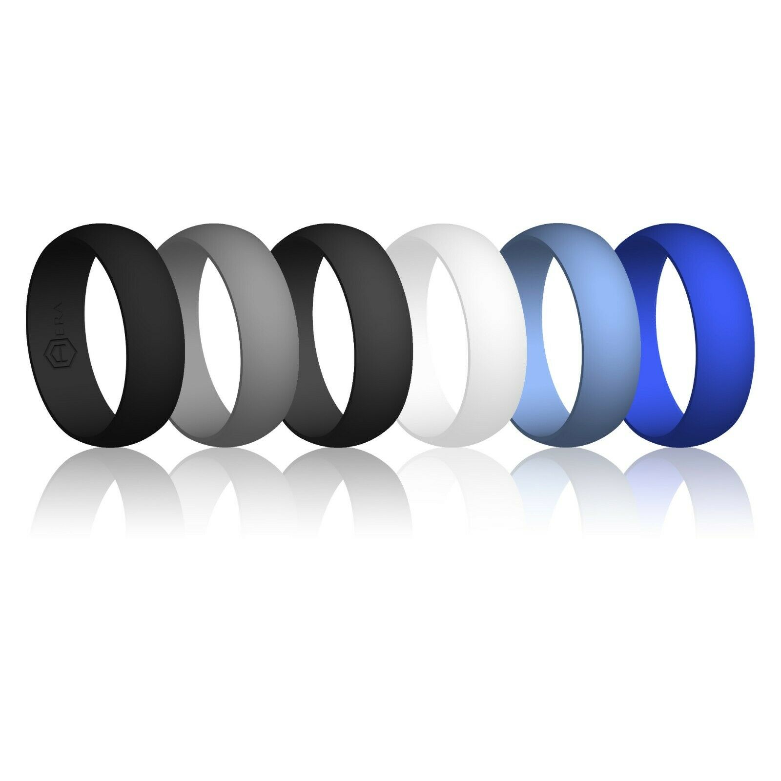 Aera Silicone Rubber Wedding Ring Band Athletic Flexfit Activewear Usa Mens