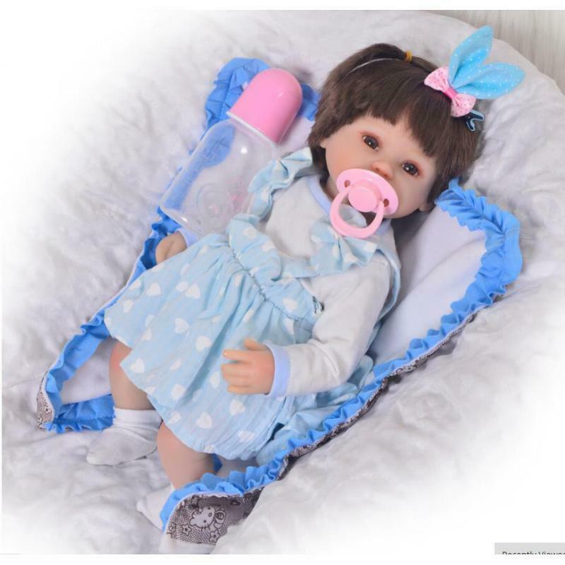 Cute Doll Playsuit Jumpsuit Dress Socks For 17 18 Inch Reborn Baby