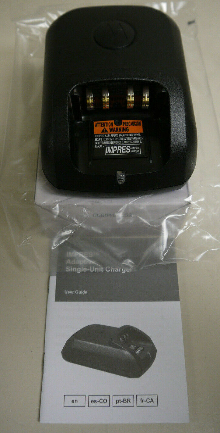 Motorola Trbo Impres Single Unit Charger  Pmpn4137a/wpln4243a With 25009297001