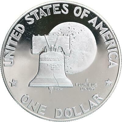 1976 S Eisenhower Ike Deep Cameo Proof Dollar 40% Silver Bicentennial Us Coin