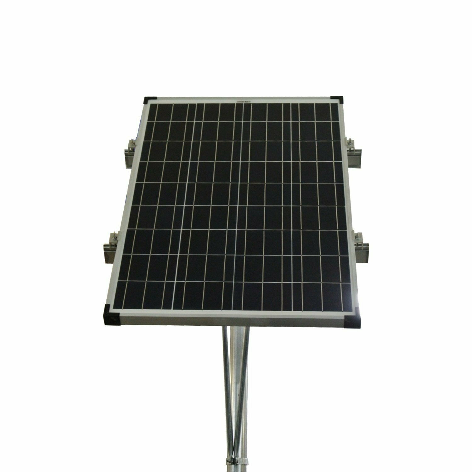 Single Xl Solar Panel Top Of Pole Long Mount 4' X 4' X 48" Fits Larger Panels