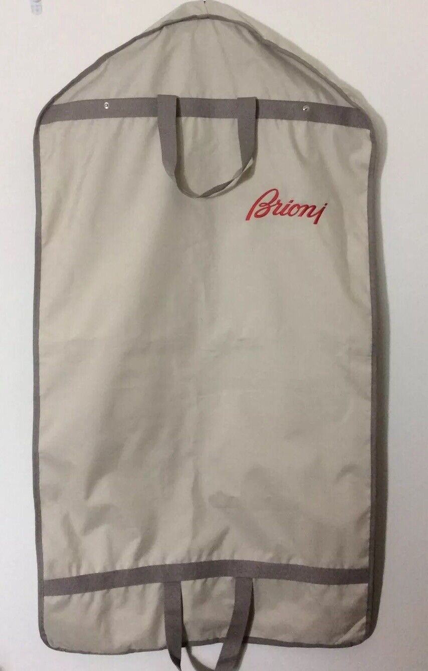 Brioni Garment Bag Water Resistant Heavyweight Storage Travel 42 X 23” - Read