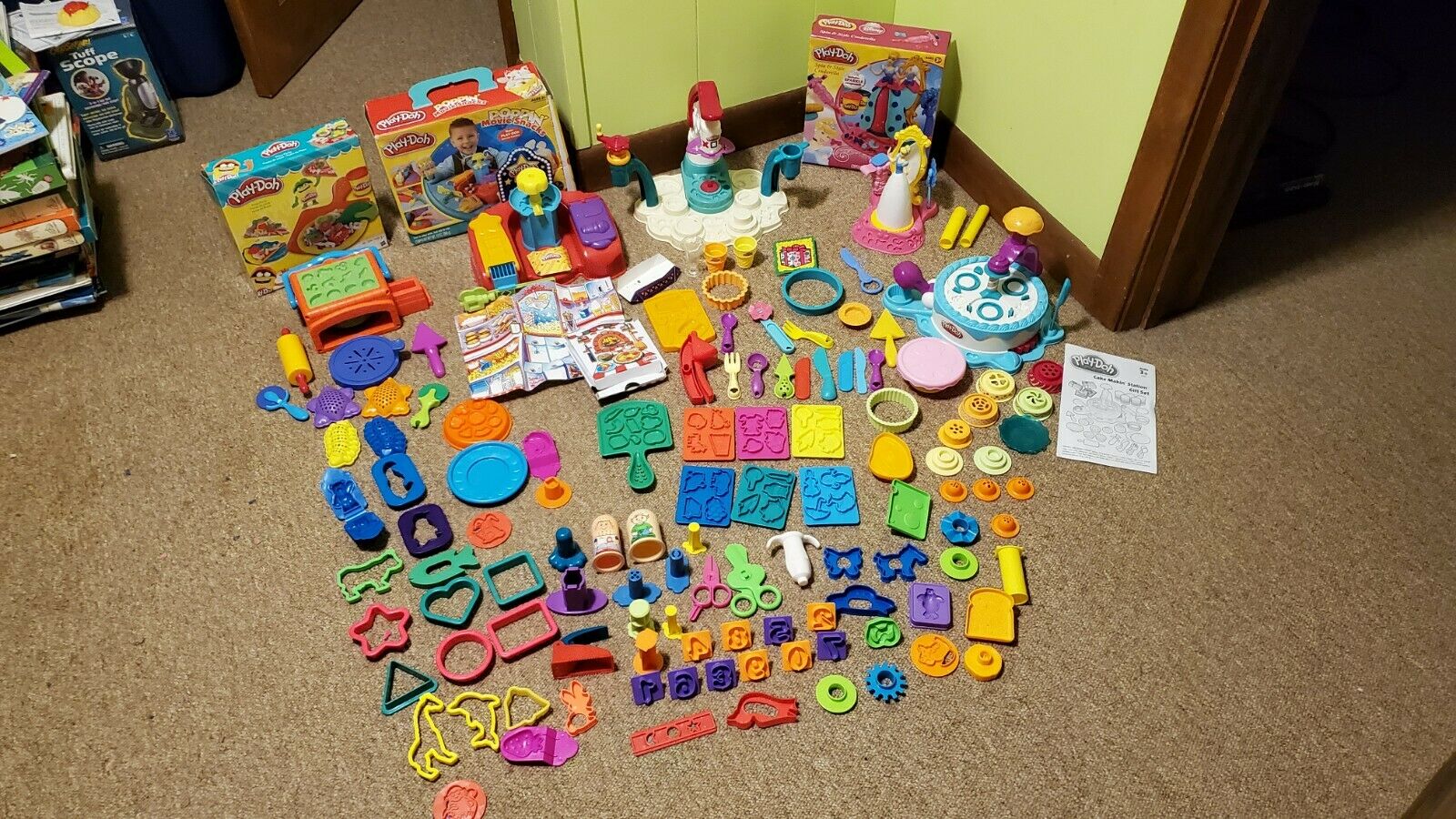 Play-doh Lot - Cinderella, Pizza Making, Cakes, Movie Snacks, Ice Cream Lot More