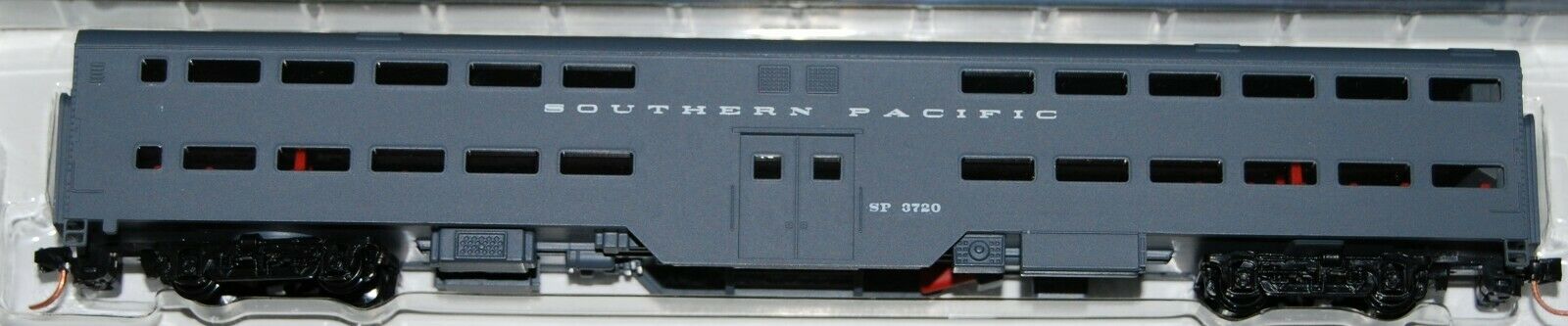 Wheels Of Time #115-3720 Bilevel Commute Coach Southern Pacific-solid Gray
