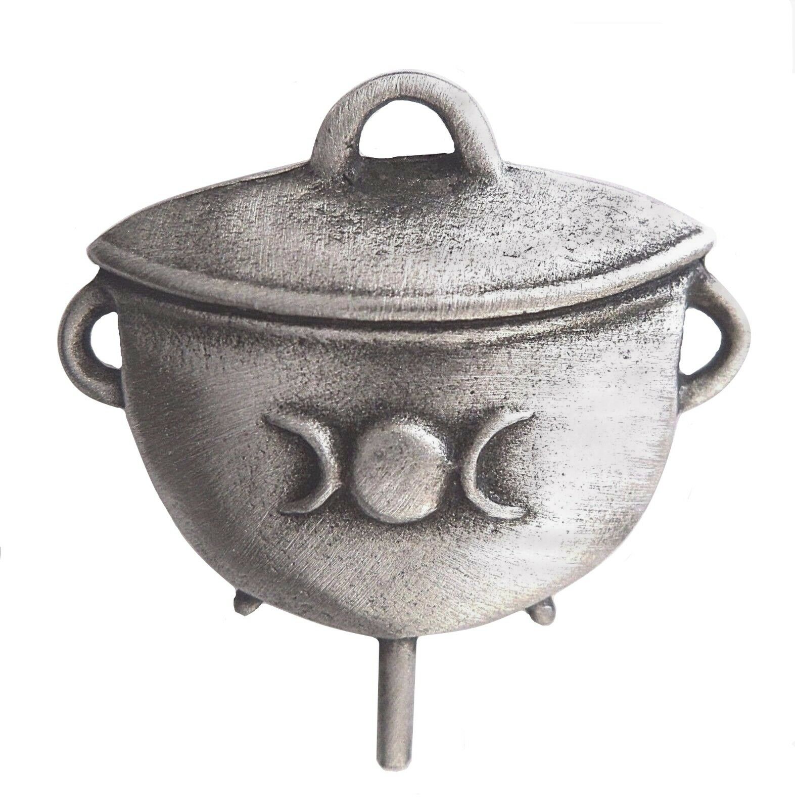 Witch's Cauldron Pewter Brooch Pin Badge