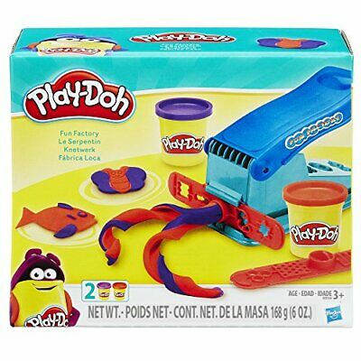 Play-doh Basic Fun Factory Shape Making Machine With 2 Non-toxic Play-doh Col...