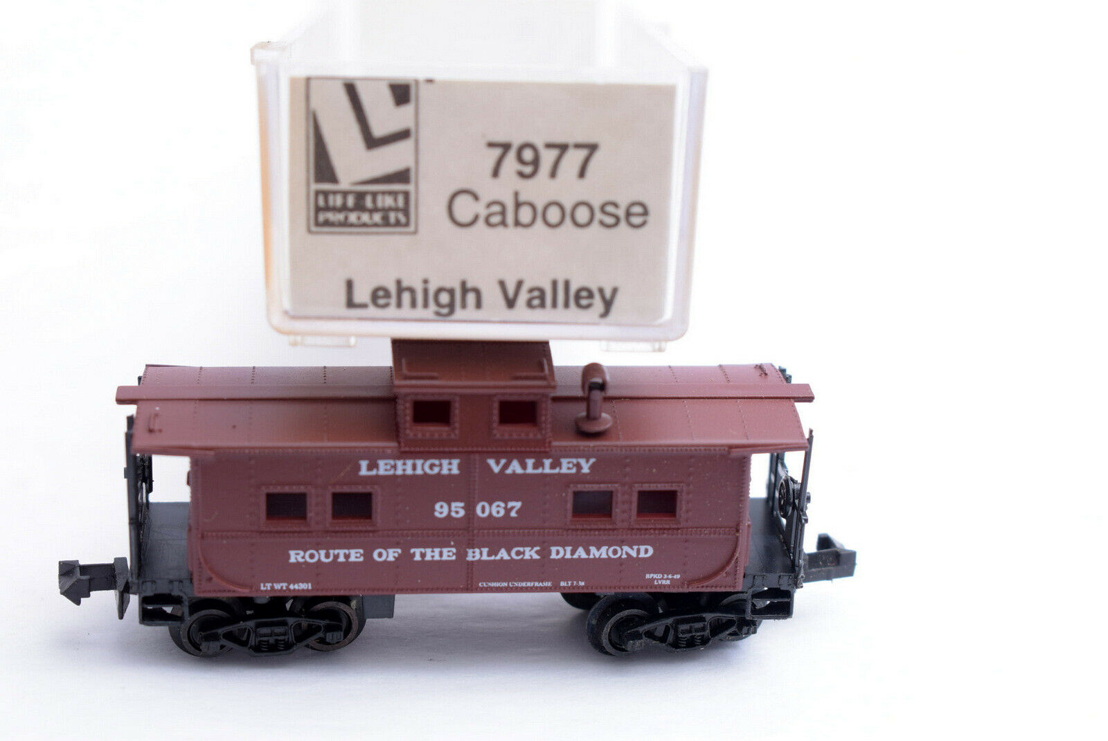 N Scale-life Like 7797 Lv Lehigh Valley Route Of The Black Diamond Caboose 95067