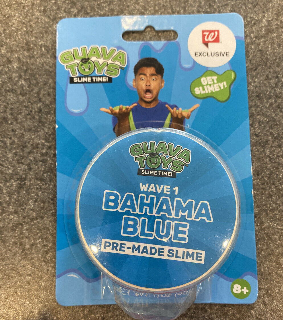 Guava Toys Bahama Blue Pre Made Slime Wave 1  New/sealed-y