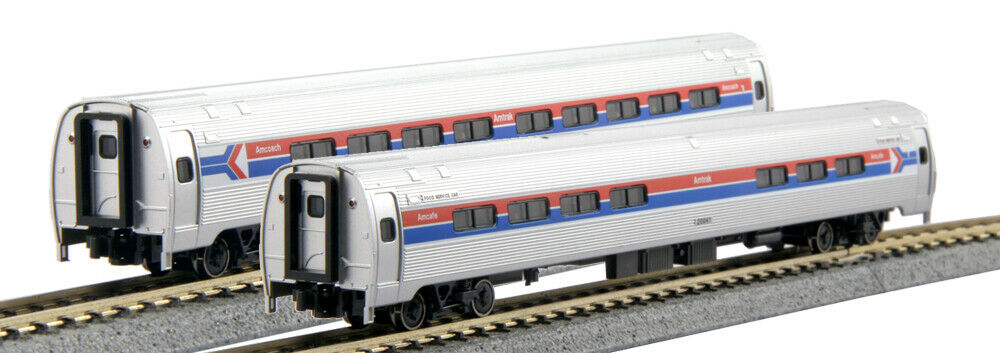 Kato N Scale Amtrak Amfleet I Phase I 2 Passenger Car Add-on Set B 1068013