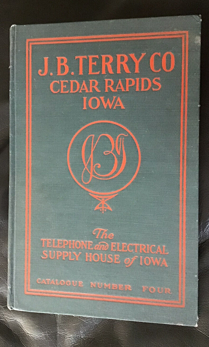 Vintage 1910 “j.b. Terry Co” Cedar Rapids, Iowa “telephone & Electrical Supply