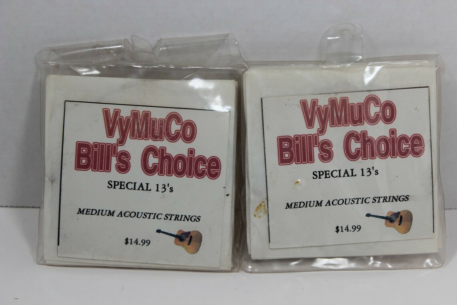Vintage Vymuco Bill's Choice Special 13's Medium Acoustic Strings Nib