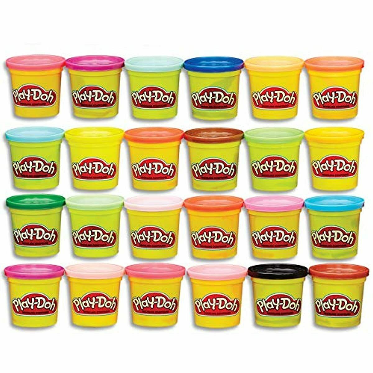 Play-doh Modeling Compound 24-pack Case Of Colors, Non-toxic, Multi-color, 3-oun